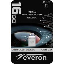Everon 16GB Metal USB Mini Flash Bellek