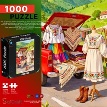 Soi Craft 1000 Parça Puzzle Gezginin Tezgahı #6502