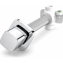 Aqua Bagno Mega Ankastre Stop Valf 1/2 -Pprc Gövde - Parlak Krom
