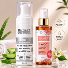 Derma Laboratories Leke ve Pigmentasyon Karşıtı Cilt Temizleme Köpüğü+ Derma Ccgözenek Sıkılaştırıcıtonicc