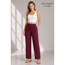 Intive Lingerie Intive Cool Comfort Müslin/waffle Kumaş Iç Göstermez Pamuklu Nefes Alabilir Rahat Yazlık Pantolon