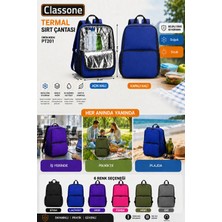 Classone Xyz Serisi PT201 Termal Sırt Çantası-Lacivert