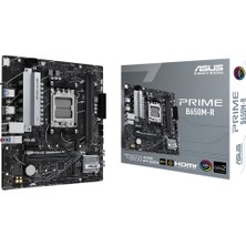 Asus Prıme B650M-R 7200MHZ Oc Ddr5 Soket AM5 Anakart Chipset: AMD B650 RAM Özellikleri ile Oyun ve Profesyonel Kullanım