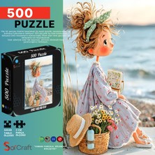 Soi Craft 500 Parça Puzzle Denize Karşı Bir Kitap #6508