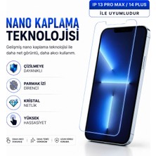 Powerfox iPhone 13 Pro Max/14 Plus Uyumlu Cam Karışımlı Nano Ekran Koruyucu | 9h+ Çizilme Direnci | Yüksek Dokunmatik Hassasiyet