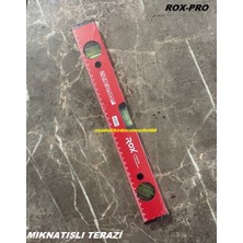 Rox Pro 50CM Mıknatıslı Terazi Hassas Su Terazisi Alüminyum Usta Terazisi