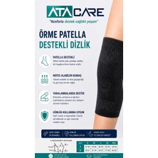 ATACARE Patella Destekli Dizlik Örgü Kumaş