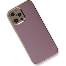 Apple iPhone 12 Pro Kılıf Volet Silikon - Mor