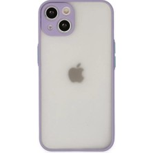 Apple iPhone 15 Plus Kılıf Montreal Silikon Kapak - Mor