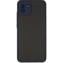 Samsung Galaxy A03 Kılıf Montreal Silikon Kapak - Lacivert