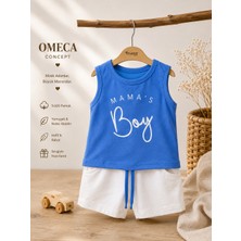 Çojuxs Erkek Bebek Mama's Boy Atlet Şort Takımı