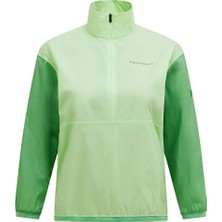 Peak Performance Half Zip Wind Jacket W Kadın Günlük Sweatshirt G80203020T Yeşil