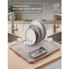 Elçi Home Bulaşıklık - Süzgeçli Bulaşıklık - Bpa Free - 43,5*34,5*1,6 cm
