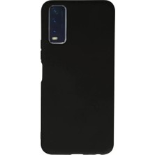 Vivo Y11S Kılıf Nano Içi Kadife Silikon - Siyah
