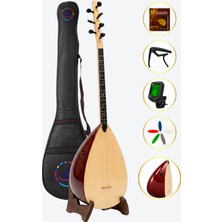 Yankı KB-40M Kısa Sap Bağlama Seti Öğrenci Sazı  (Kılıf Akort Kapo Tel Mızrap)