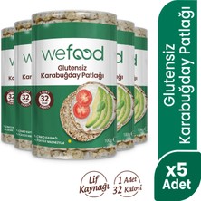 Wefood Glutensiz Karabuğday Patlağı 100 gr 5'li 8683347032815