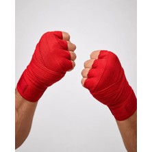 Voltrike Kırmızı Boks-Kickbox-Muay Thai-Sanda El Bandajı  5 Metre