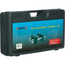 Voltrike 20 kg Çantalı Dumbbell-Dambıl  Set