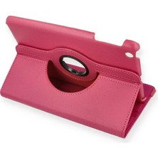 Apple iPad Mini 1 Kılıf 360 Tablet Deri Kılıf - Pembe