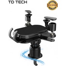 Surtech Araç Içi Telefon Tutucu Metal Kancalı Araç Içi Telefon Tutucu - 360 Derece Döner Başlıklı Havalandırma Izgara Tipi Kilitlenebilir Telefon Tutucu