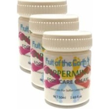 Guzzy Hintohu Foot Care Cream Cooling Peppermint 50ML Ayak Bakım Kremi Nane Ferahlığı ve Kokusu 3 Adet