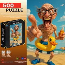 Soi Craft 500 Parça Puzzle Çılgın Profesör Şakir Amca #6512