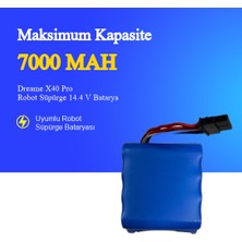 Ümit Maker Dreame X40 Pro Robot Süpürge 7000 Mah Batarya