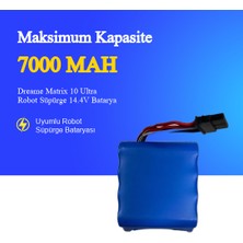 Ümit Maker Dreame Matrix 10 Ultra Robot Süpürge 7000 Mah Batarya
