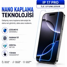 Powerfox iPhone 17 Pro Uyumlu Cam Karışımlı Nano Ekran Koruyucu | 9h+ Çizilme Direnci | Yüksek Dokunmatik Hassasiyet