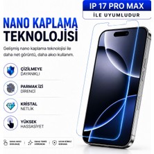 Powerfox iPhone 17 Pro Max Uyumlu Cam Karışımlı Nano Cam Ekran Koruyucu | 9h+ Çizilme Direnci | Yüksek Dokunmatik Hassasiyet