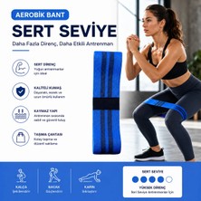 Voltrike LAB-3000 Profesyonel Aerobic Bant- Direnç Bandı Sert Mavi Renk