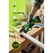 Reschmann R-Borukesme 21 V 2 Amper Dijital Göstergeli Şarjlı Boru Kesme Makası 40 mm Çap