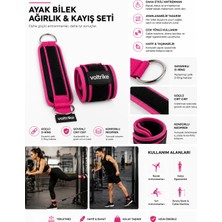 Voltrike Pro Ayak Kayışı Ankle Strap Pembe