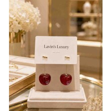 Lavin’s Luxury Cherry Glow Küpe 🍒