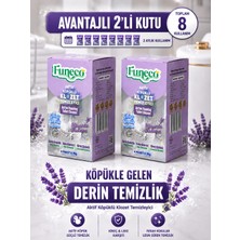 FUNECO Lavanta Ferahlığı - Avantajlı Paket - 2 Kutu - 8 Paket - Tuvalet Klozet Temizleyici, Aktif Köpüklü