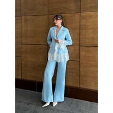 SASILVA Dantel Detaylı Blazer Kadın Takım  9050