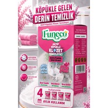 FUNECO Pop Pink Aktif Köpüklü Klozet Tuvalet Temizleyici 300 g Ekolojik Aylık Paket Ferah Koku