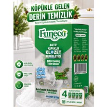 FUNECO Klozet Tuvalet Wc Temizleyici, Aktif Köpüklü, Ekolojik Doğa Dostu, Çam Ferahlığı, Aylık Paket