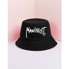 Lovver Manifest Yazılı Konser Konsept Premium Kalite Genç Bucket Şapka