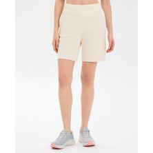 Skechers W Essential 5 Inch Sweat Short Kadın Beyaz Şort S2610001-3855
