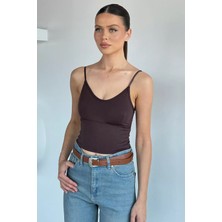 Gülseli Kadın V Yaka Ip Askılı Büstiyer P-00021940