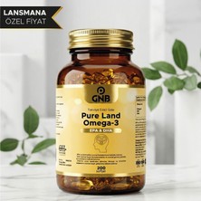 Gnb Pharma Gnb Pure Land Omega-3 Epa & Dha 200 Softjel Takviye Edici Gıda