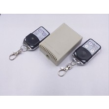 OEM 2 Röle 2 Kanal Uzaktan Kumanda Çift Elcik 433MHZ Alıcı Verici Kumanda ( 5V - 24V )