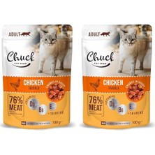Chuck Pouches, Yetişkin, Tavuklu 100 gr x 24 Adet (2 Paketi)