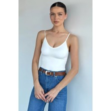 Gülseli Kadın V Yaka Ip Askılı Büstiyer P-00021940