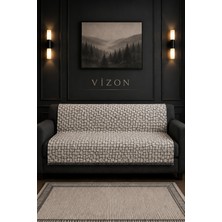 Higliving \ Labirent /desen / Modern / Dokuma / Koltuk Örtüsü / Iki Yönlü Saçaklı / Çekyat / Kanepe / Örtüsü 170X210