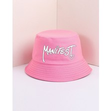 Lovver Manifest Yazılı Konser Konsept Premium Kalite Genç Bucket Şapka