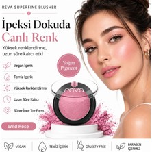 Reva Superfine Blusher Wild Rose - Süper ince Toz Allık 7,5 gr - No: 705 - Vegan & Temiz İçerik