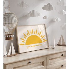 Luxor Pixels (Çerçevesiz) You're My Sunshine Çocuk Odası Poster