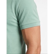 Boss Fermuarlı  Yaka Mint  Yeşil Regular Fit